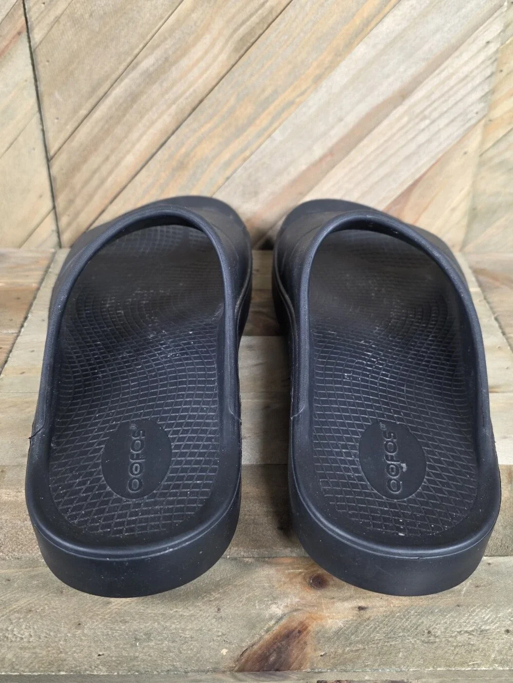 Oofos OOahh Recovery Slides Mens Comfort Sandals Size 11 Black Womens 13